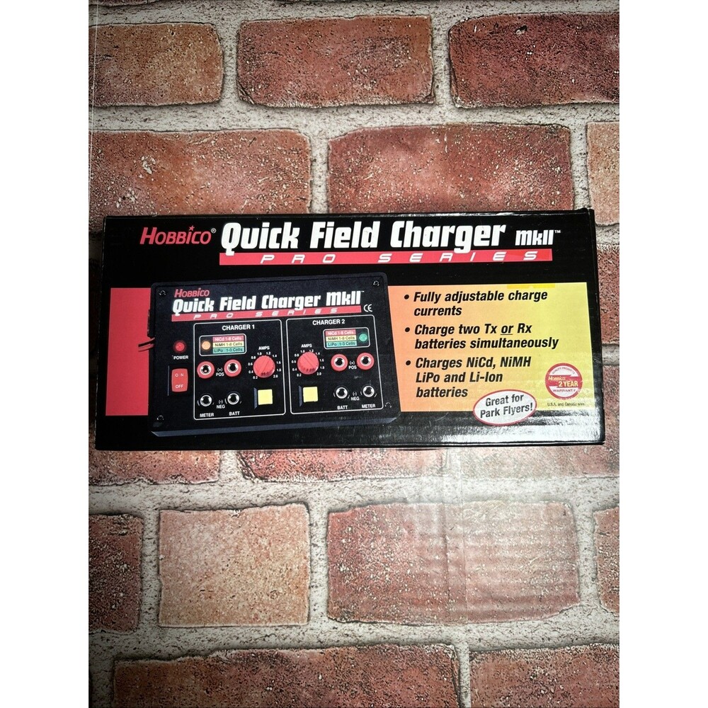 Hobbico Quick Field Charger MkII Pro Series - Charges NICd NiMH LiPo HCAP0290